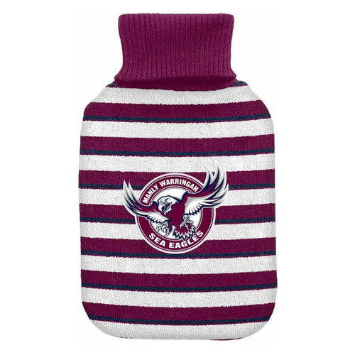 MANLY SEA EAGLES HOT WATER BOTTLE AND COVER NRL