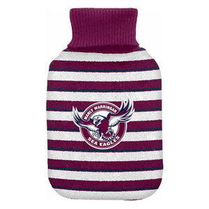 MANLY SEA EAGLES HOT WATER BOTTLE AND COVER NRL