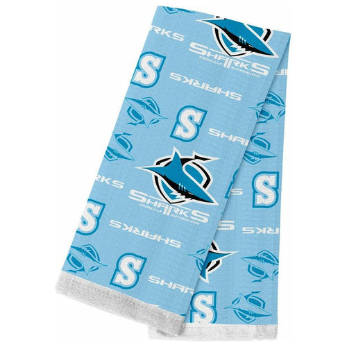 SHARKS TEA TOWEL NRL