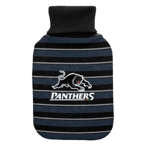 PANTHERS HOT WATER BOTTLE WITH COVER NRL