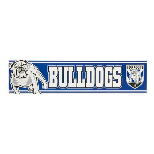 BULLDOGS BUMPER STICKER NRL