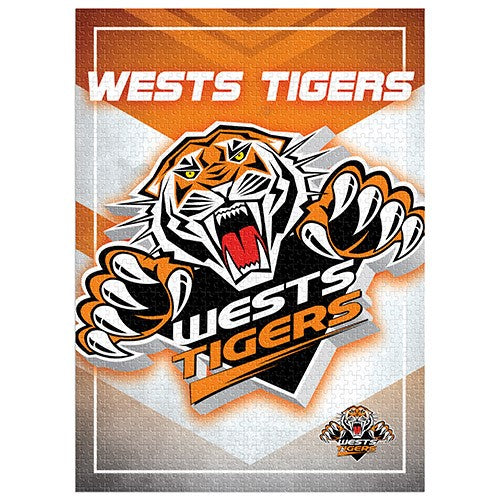 WEST TIGERS LOGO PUZZLE NRL