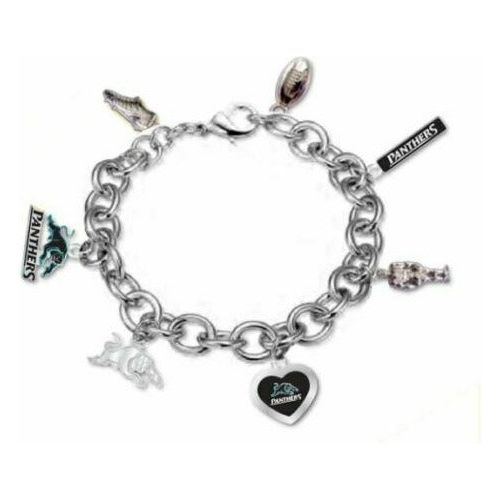 PANTHERS CHARM BRACELET NRL