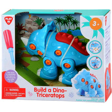 Load image into Gallery viewer, Playgo Build a Dino-Triceratops PLAY AND GO