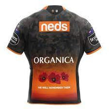 Load image into Gallery viewer, WESTS TIGERS REPLICA ANZAC JERSEY 2021 NRL
